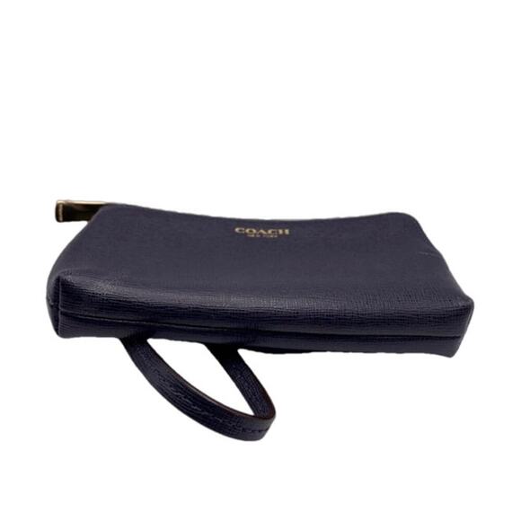 COACH Navy Wristlet - Picture 3 of 8
